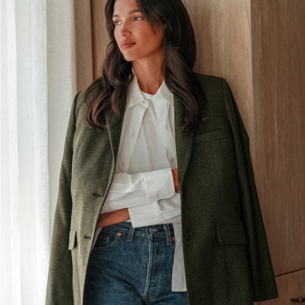 Jenni Kayne Uptown Blazer Size Medium in Olive